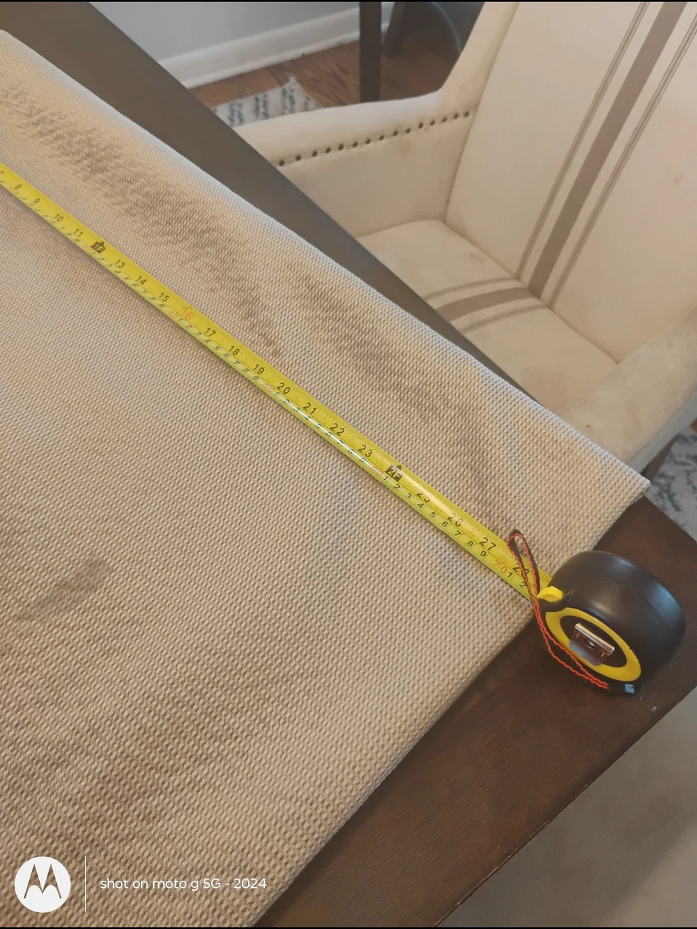 Neutral Beige Home Accent Fabric Panel 3 Yards